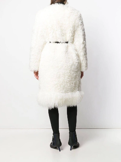 Shop Givenchy White Oversized Coat