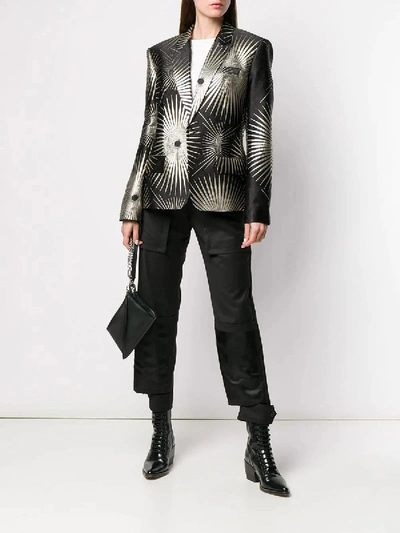 Shop Haider Ackermann Printed Structured Blazer