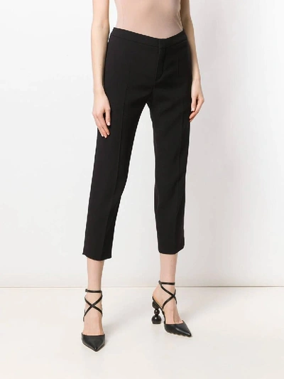 Shop Chloé Slim-fit Cropped Trousers