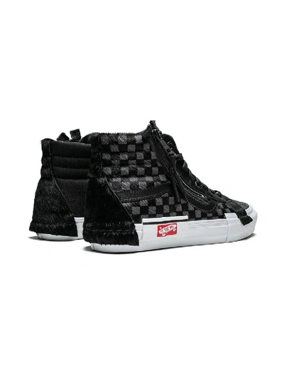 Shop Vans Sk8-hi Cap Sneakers In Black
