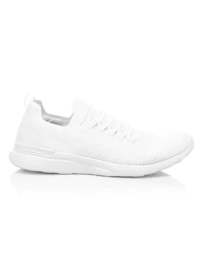 Shop Apl Athletic Propulsion Labs Men's Tech Loom Breeze Sneakers In White