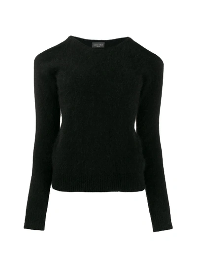 Shop Roberto Collina Cut-out Sweater In Black