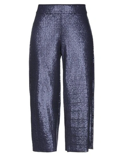 Shop Avenue Montaigne Pants In Dark Blue