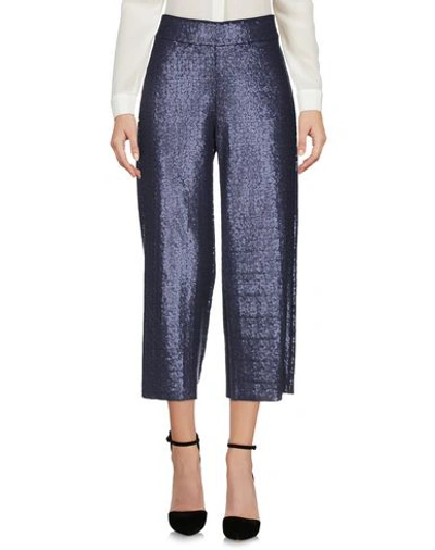 Shop Avenue Montaigne Pants In Dark Blue