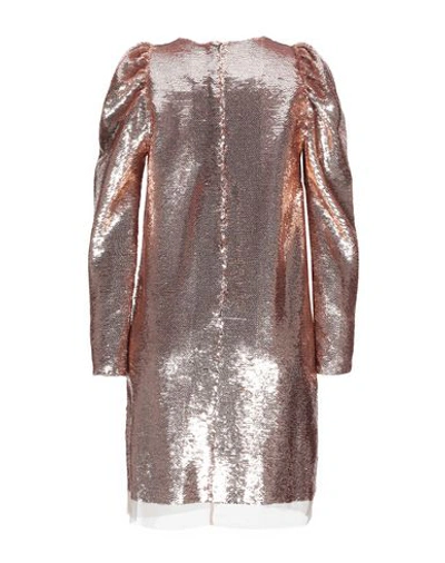 Shop Ulla Johnson Short Dress In Copper