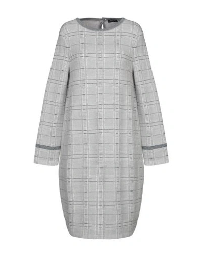 Shop Anneclaire Short Dresses In Light Grey