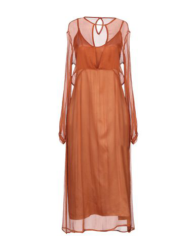 formal rust dress