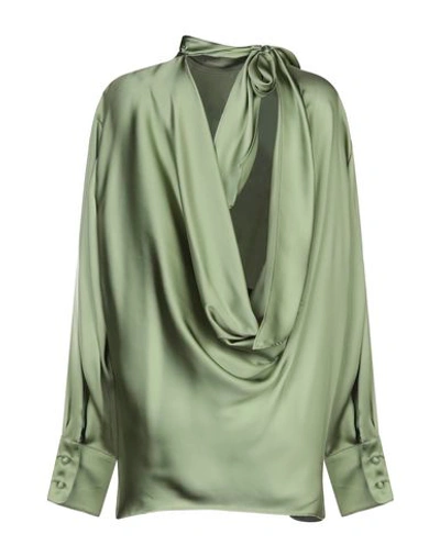 Shop Valentino Blouse In Green