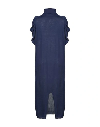 Shop Liviana Conti 3/4 Length Dresses In Blue