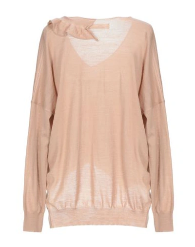 Shop Liviana Conti Sweater In Pale Pink