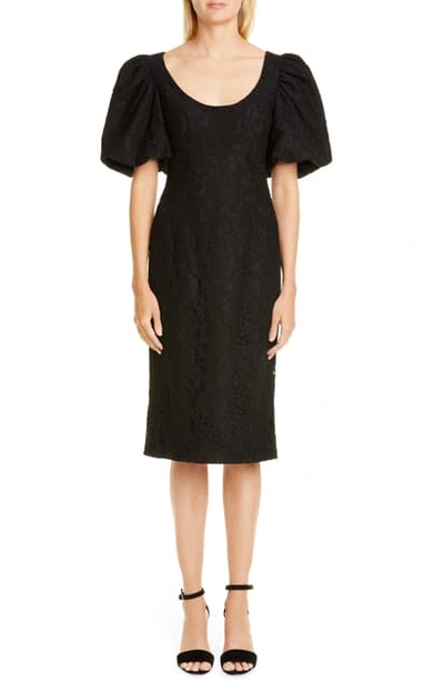 Shop Zac Zac Posen Terry Cocktail Sheath Dress In Black