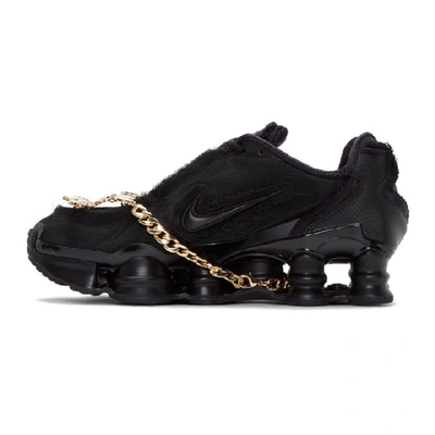Comme Des Garcons Black Nike Edition Cdg Shox Tl Sneakers