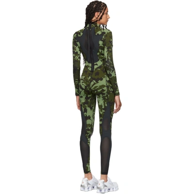 Shop Nike Green Camouflage Mmw Edition 2.0 Bodysuit