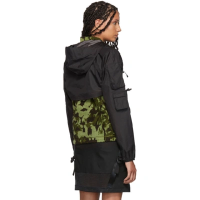 Shop Nike Black Camouflage Mmw Edition 2.0 Jacket In 010 Black