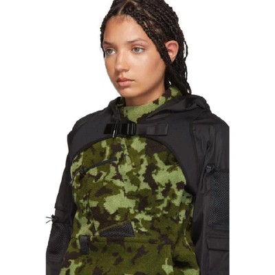 Shop Nike Black Camouflage Mmw Edition 2.0 Jacket In 010 Black