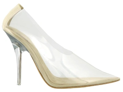 Shop Yeezy Pvc Pointed Toe Pumps In Transparent