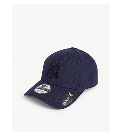 Shop New Era 9forty Diamond Yankees Baseball Cap In Navy
