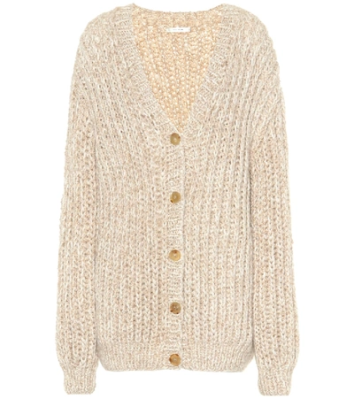 Shop The Row Seilde Cashmere And Silk Cardigan In Beige