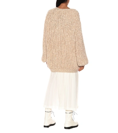 Shop The Row Seilde Cashmere And Silk Cardigan In Beige