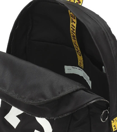 Shop Off-white Arrow Easy Nylon Backpack In Black