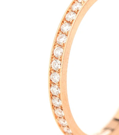 Shop Repossi Berbere Xs 18kt Rose Gold Ring With Diamonds
