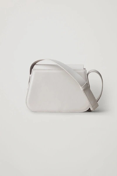 Cos Small Rounded Leather Shoulder Bag In Brown ModeSens