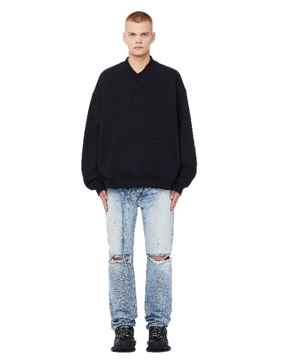 Shop Fear Of God Blue Relaxed Fit Jeans