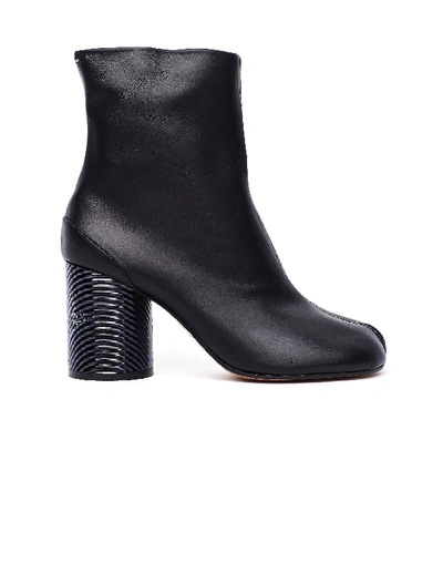 Shop Maison Margiela Hologram Heel Tabi Ankle Boots In Black