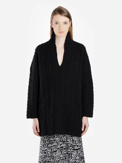 Shop Balenciaga Knitwear In Black