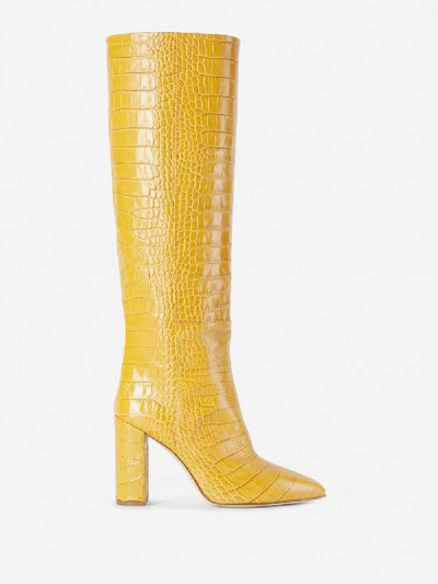 Shop Paris Texas Boots In Yellow