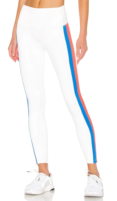 Shop Splits59 Dakota High Waist Tight In Off White & Neon Multi