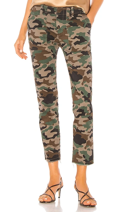 Shop Nili Lotan Jenna Pant In Coyote Brown Camouflage