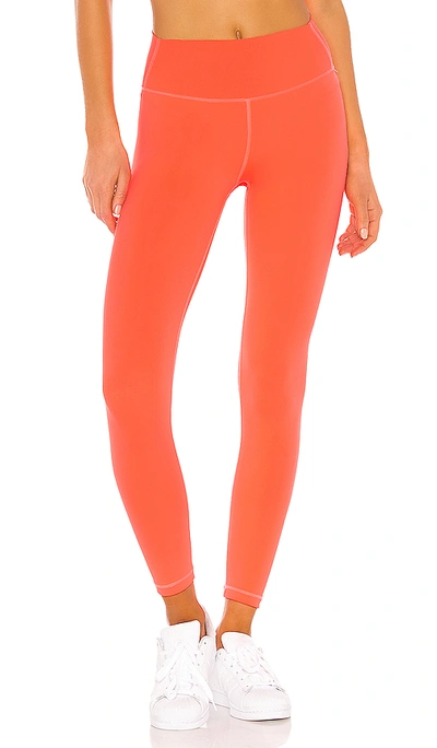 Shop Splits59 Kinney High Waist Tight In Pink. In Neon Coral
