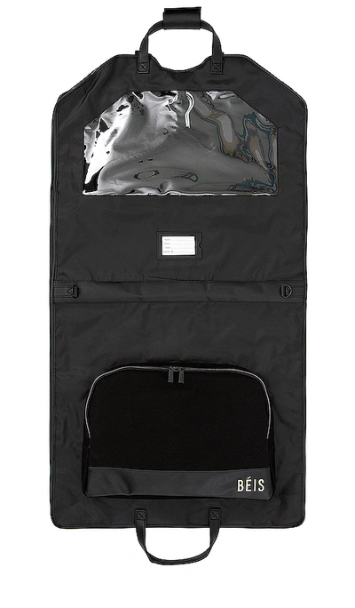 Shop Beis Travel Garment Bag In Black