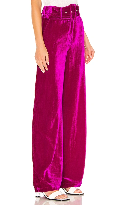 Shop House Of Harlow 1960 X Revolve Mona Belted Trouser In Magenta