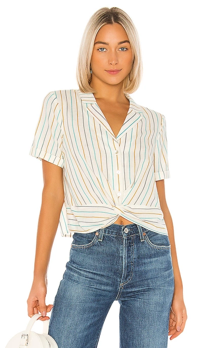 Shop Bcbgeneration Boxy Short Sleeve Top In Multi