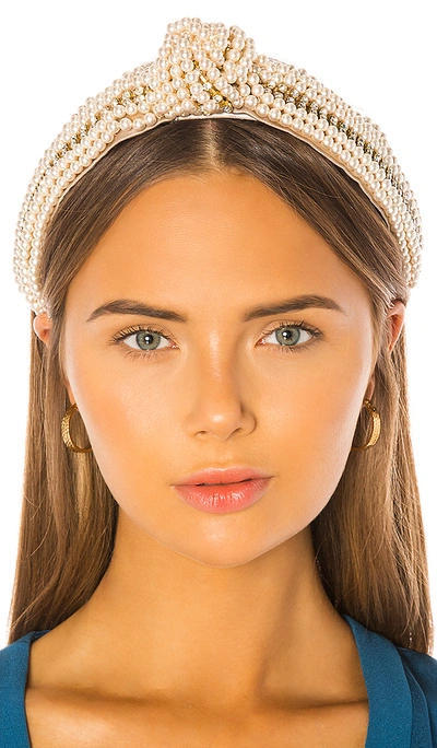 Shop Jennifer Behr Sirene Headband In Pearl