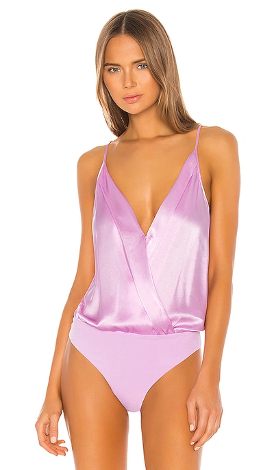 Shop Michelle Mason Body Cami In Bubblegum