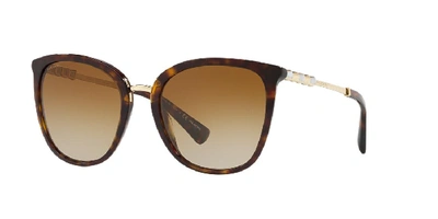 Shop Bvlgari Woman Sunglass Bv8205kb In Polar Brown Gradient