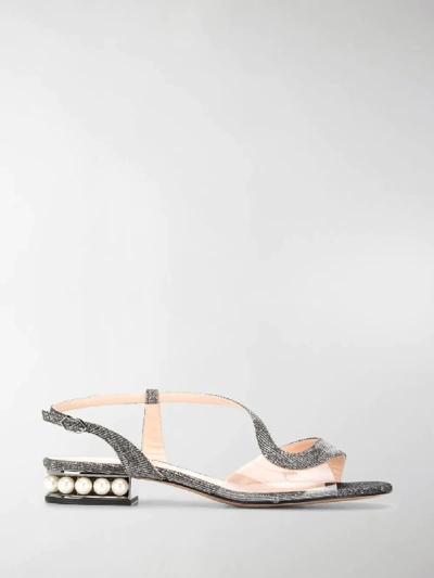 Shop Nicholas Kirkwood Casati S Sandals In Metallic