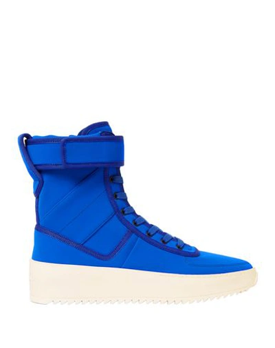 Shop Fear Of God Sneakers In Bright Blue