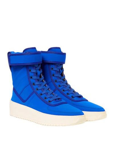 Shop Fear Of God Sneakers In Bright Blue