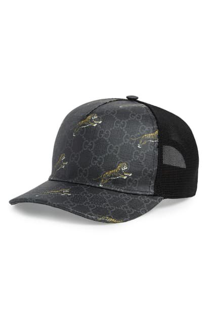 يمكن الجدول الزمني تفاحة lyst gucci tiger coated gg canvas baseball hat in  black for men - morganleshay.com