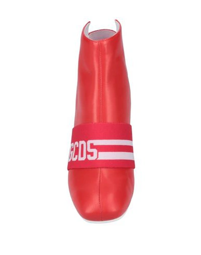 Gcds Stiefeletten Mit Cut-outs In Red