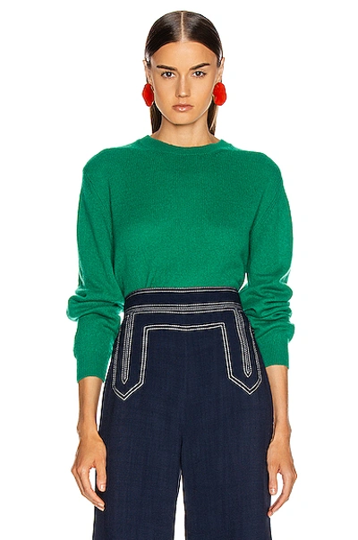 Shop Khaite Viola Sweater In Green In Kelly Green