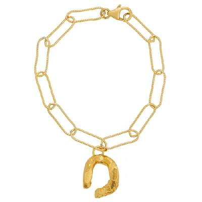 Shop Alighieri The Flashback 24kt Gold-plated Bracelet