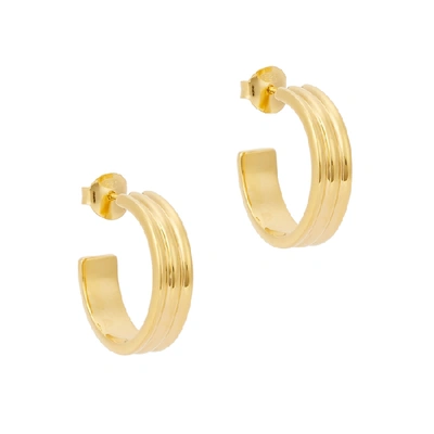 Shop Missoma Ancien 18kt Gold Vermeil Hoop Earrings
