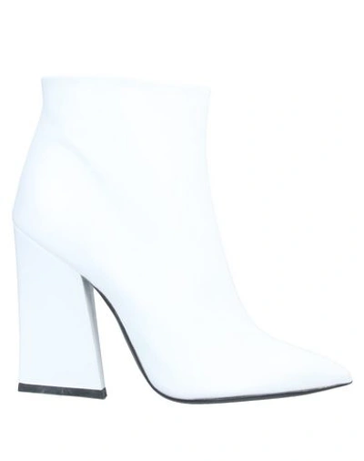 Shop Gianni Marra Ankle Boots In White