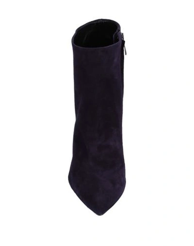 Shop Gianni Marra Ankle Boot In Dark Purple