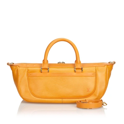 Shop Pre-owned Louis Vuitton Orange Satchel